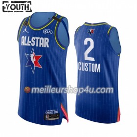 Maillot Basket Enfant Personnalisé 2 NBA 2020 All-Star Jordan Brand Kobe Forever Bleu Swingman